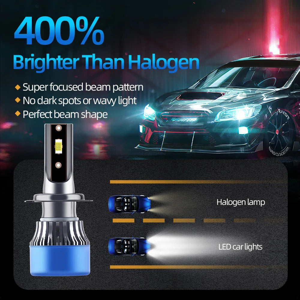 4x High Low Combo Beam 9005 9006 LED Headlight Bulbs Convers