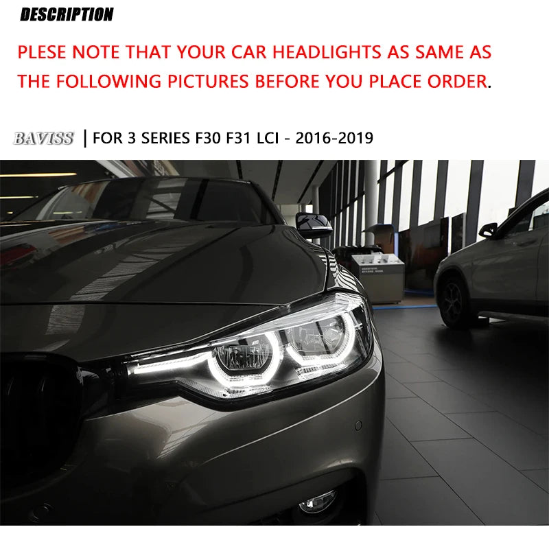 Angel Eye DRL LED Boards For 2016-2019 BMW F30 F31 LCI 320i 328i 330i 340i LED Headlight Daytime Running