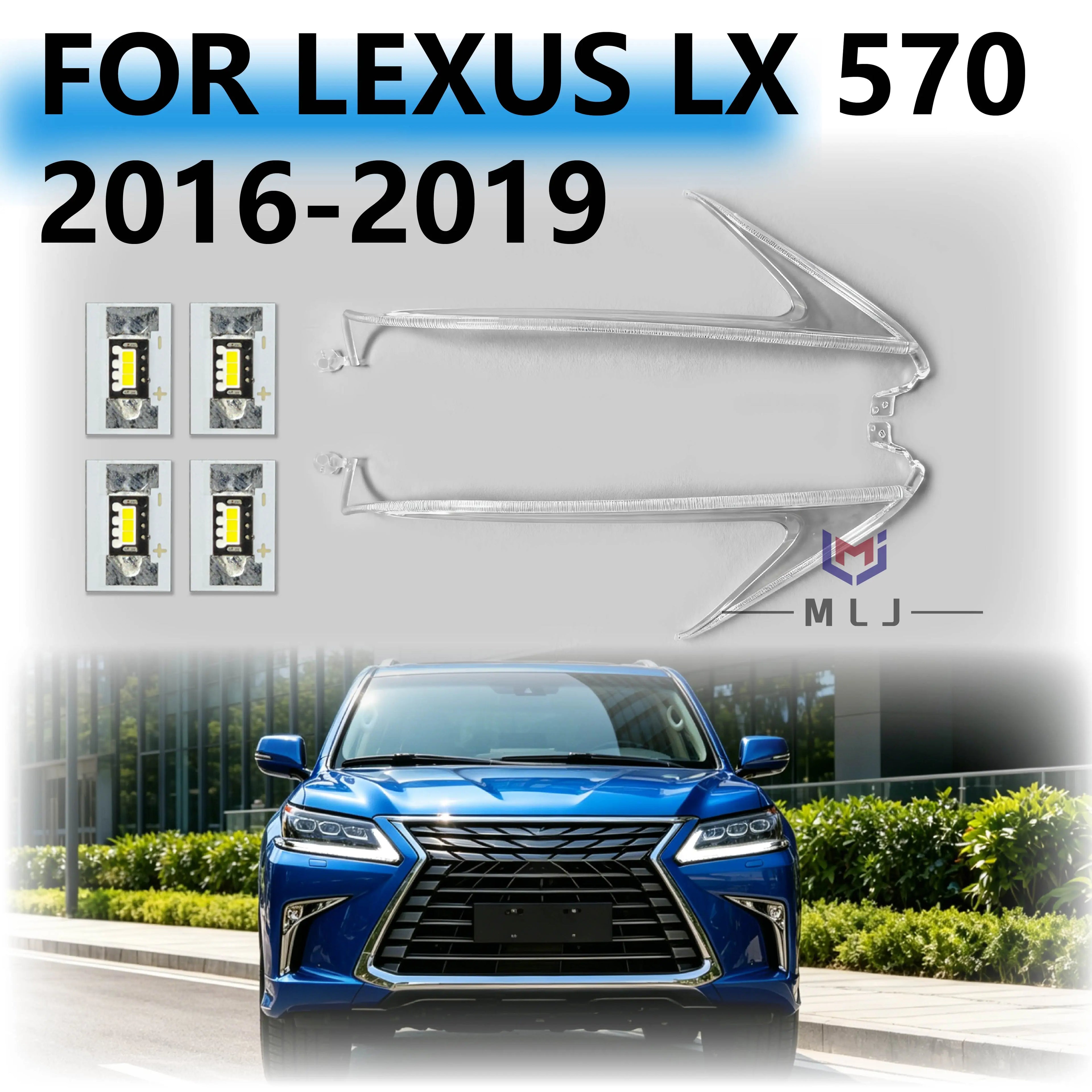 Angel Eyes Acrylic Light Guide Strip Tube LED DRL Chip Daytime Running Light Replacement Parts ﻿ for Lexus