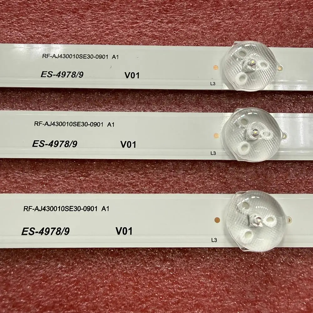 LED Backlight Strip for Sharp 43LB5EA V430DJ1-Q01 RF-AJ430010SE30-0901 A1 - Replacement TV Backlight Strip