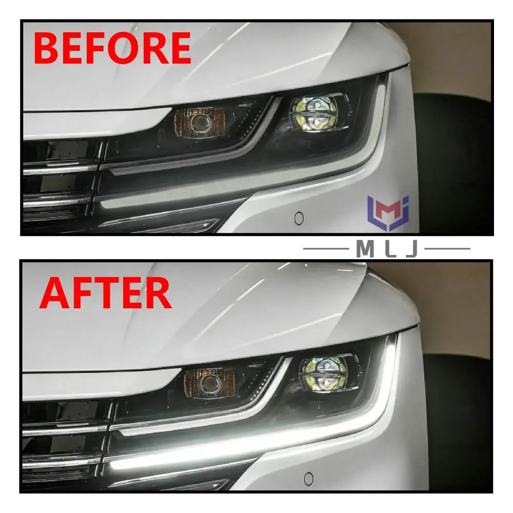Angel Eyes DRL Chip Boards Daytime Running Light Headlight Replacement Parts B101628-A B101629-A for VW