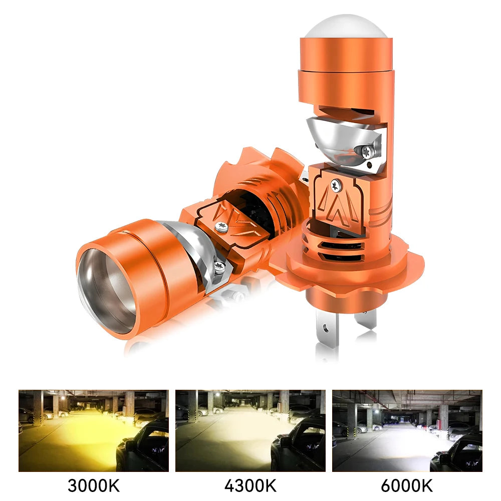 H7 Led Headlight Bulbs 6000K 4300K 3000K H7 Mini Projector L