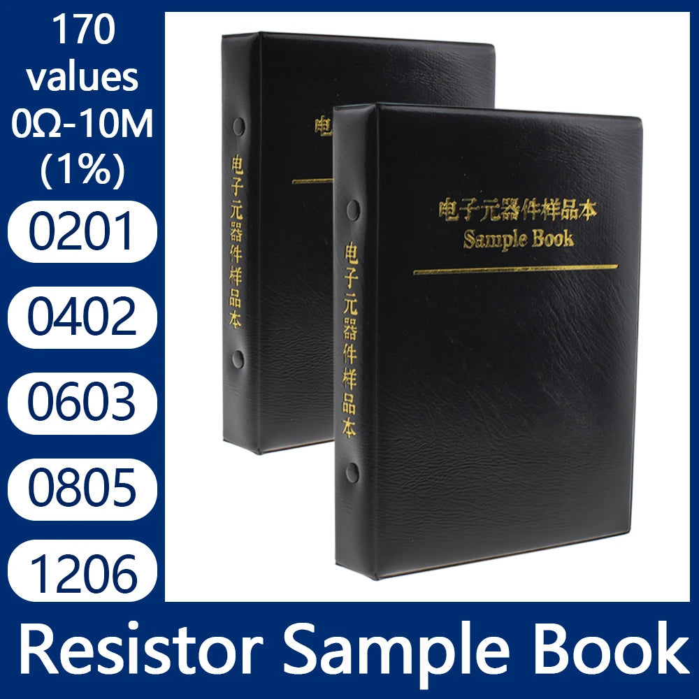 Resistor Kit SMD Book 0805 Resistor Assortment Kit 0201 0402