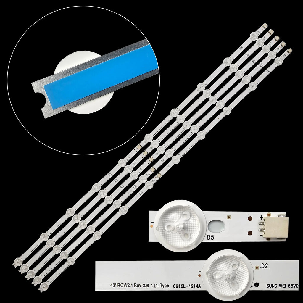 LED Backlight Strip for 42LN543 42LN548 42LN540S-R2 6637L-0025A 6916L-1508A 6916L-1507A LC420DUE-SFR1