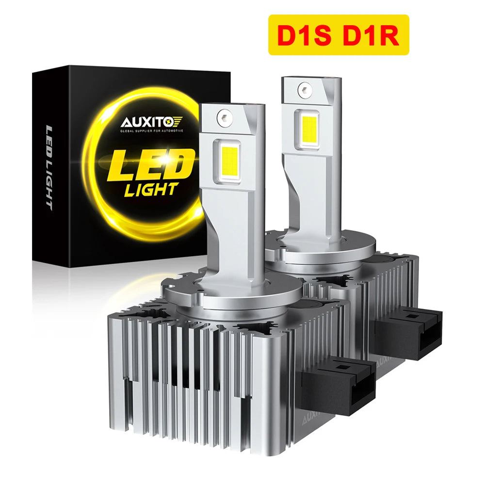 2Pcs D3S D1S LED Headlights Canbus 1 1 HID D2S D4S D8S D5S D1R D2R D3R D4R LED Auto Lamp 30000LM White 120W Turbo Bulb For Car