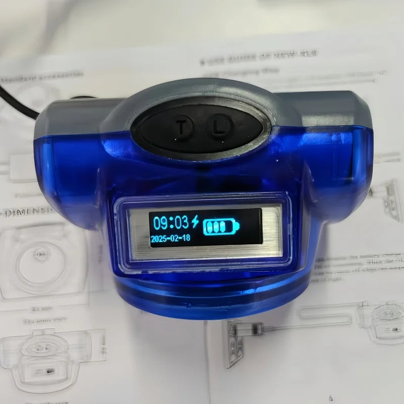 2 18650 7000mah Ip68 Mining Lamp Explosion-proof Headlight H