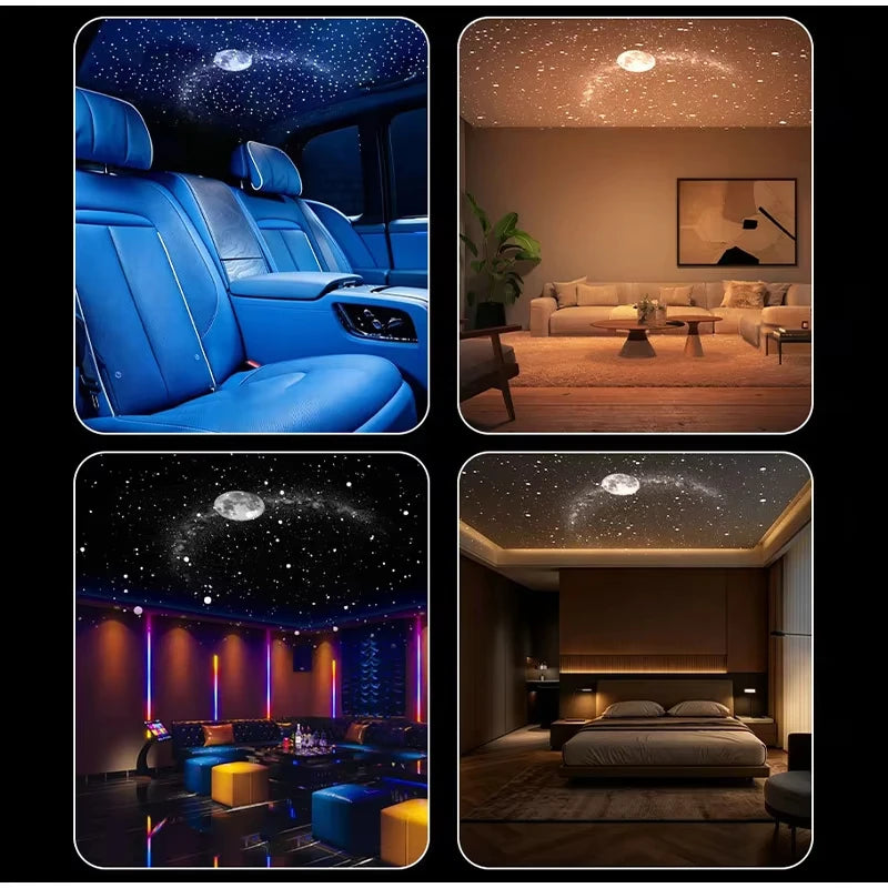 USB Starry Sky Projector Night Light 360 Adjustable Galaxy A