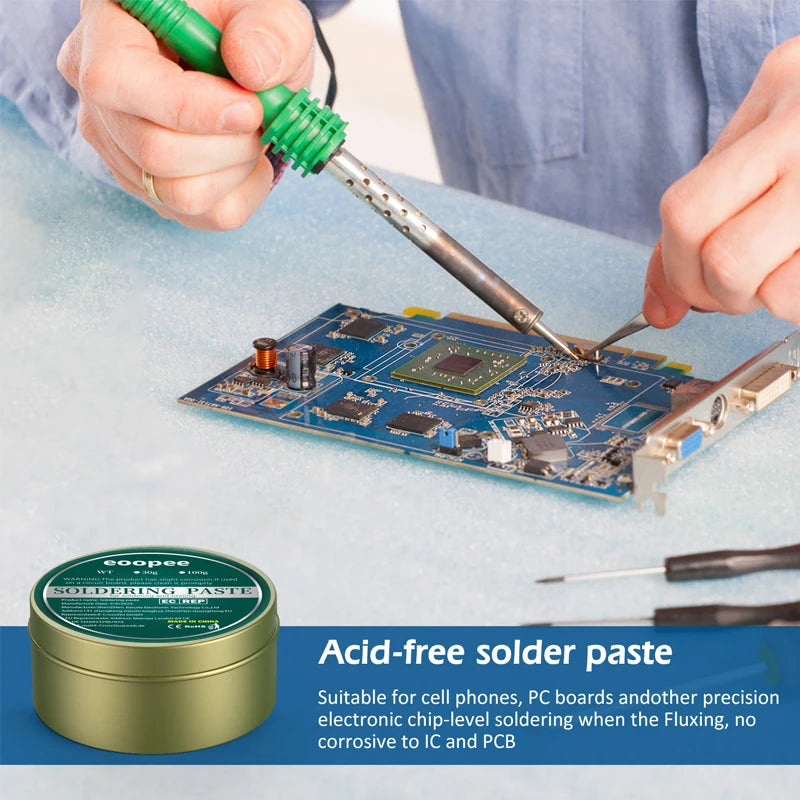 Solder Flux Paste For Electronics No Clean Flux Lead-Free So