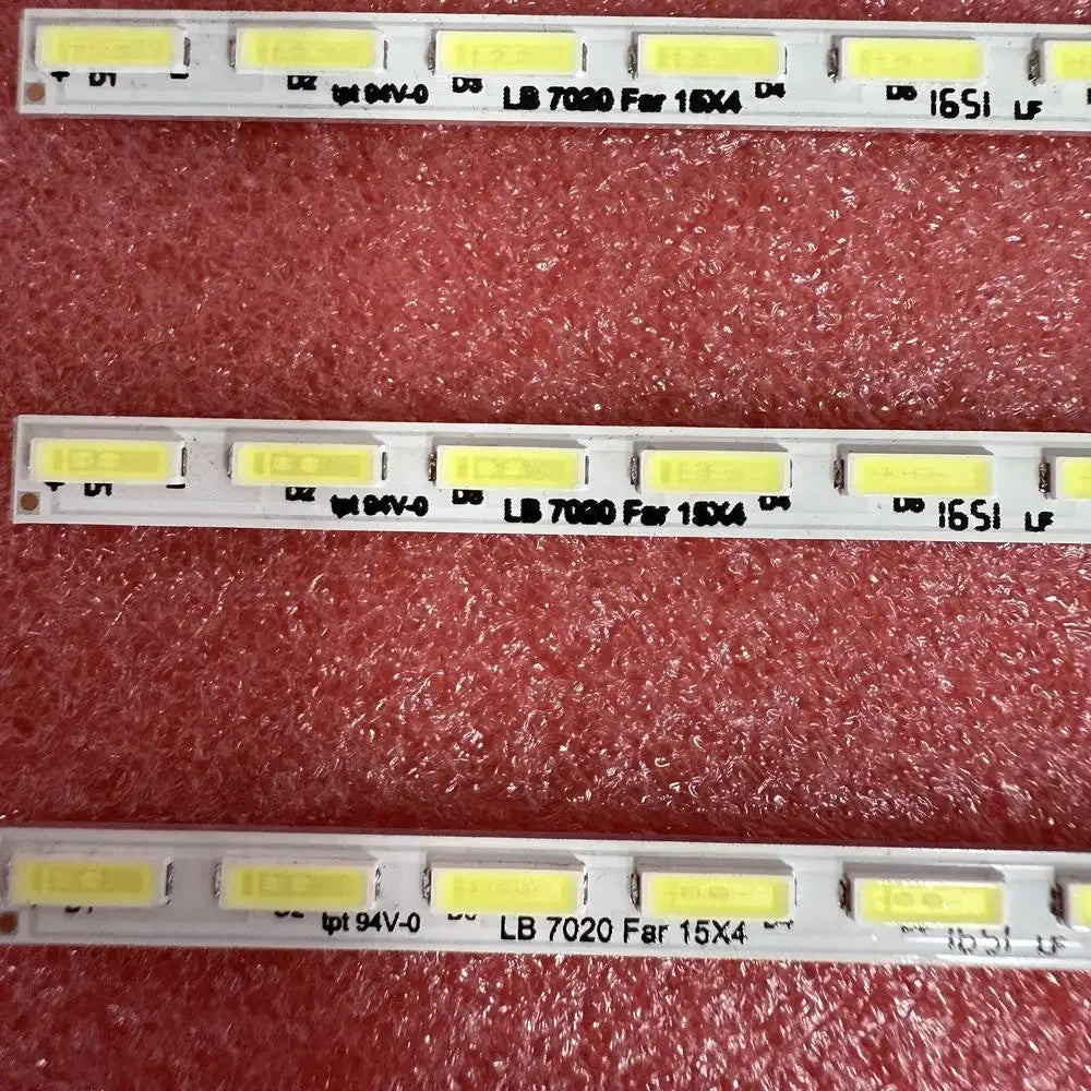 LED Strip(3)For Sony XBR-75X850D KD-75XD8505 KD-75X8500D 73.75S08.D02-3-DX1 16801D LB_7020 60 LED D75QF58B