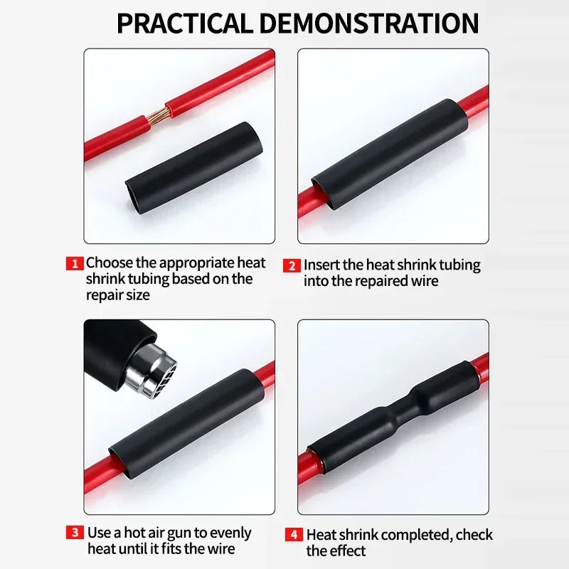 4 1 Heat Shrink Tube With Glue Thermoretractile Heat Shrinka