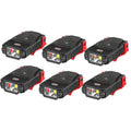 1-10PCS Mini Sensor LED Headlamp Hat Cap Clip Lights Rechargeable Head Torch Waterproof Headlight Flashlight for Camping Fishing