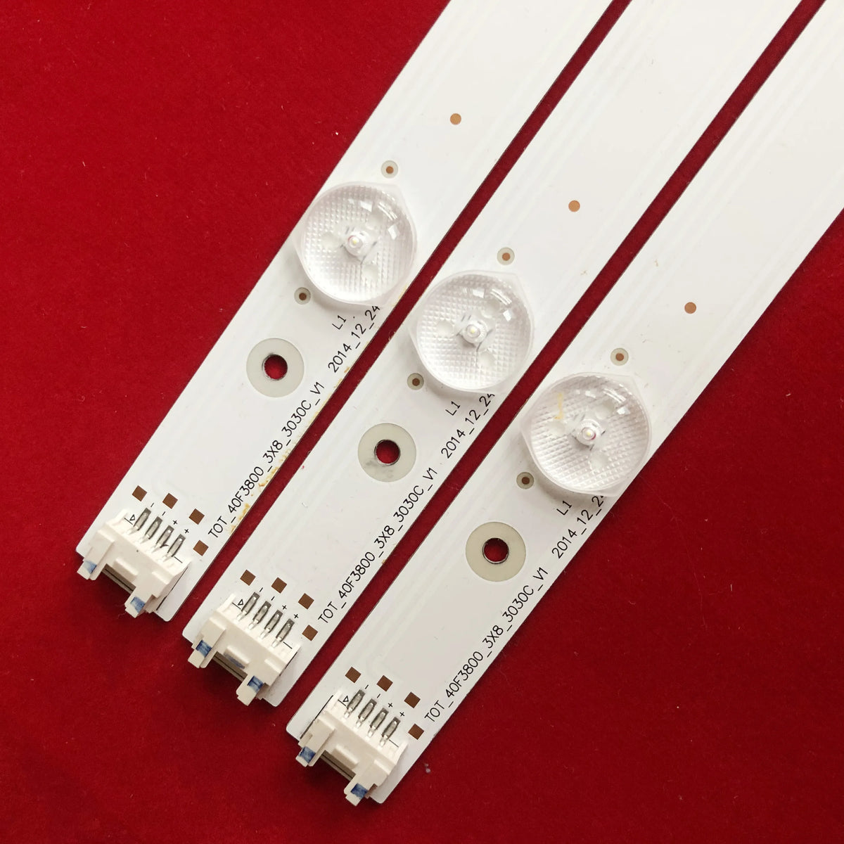 LED Backlight Strip for 3pcs LED Backlight For 40fa3203 tot_40d2700_3X8_3030c_4s1pX2. 4c-lb400t-yhs 100%new