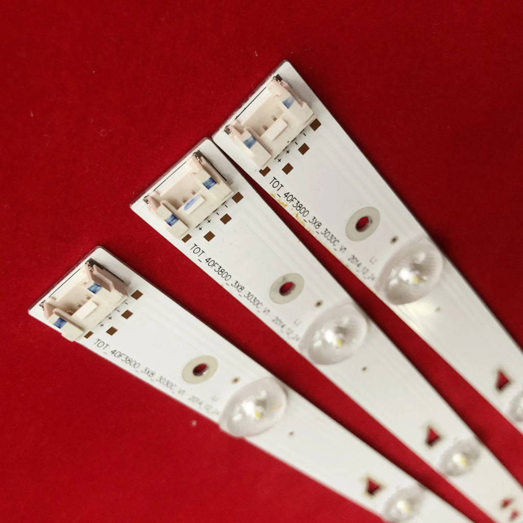 LED Backlight Strip for 3pcs LED Backlight For 40fa3203 tot_40d2700_3X8_3030c_4s1pX2. 4c-lb400t-yhs 100%new